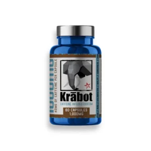 Krabot Caffeine Infused Kratom Green Maeng Da 1000mg Capsules 60ct
