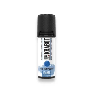 Krabot Blue Raspberry 150mg Kratom Extract Shot 15ml
