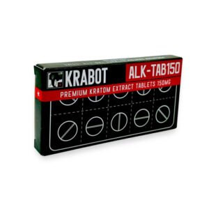 Krabot ALK-TAB 150 Premium Kratom Extract Tablets