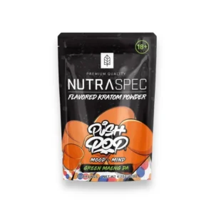 Krabot Nutraspec Push Pop Flavored Kratom Powder Green Maeng Da 120g