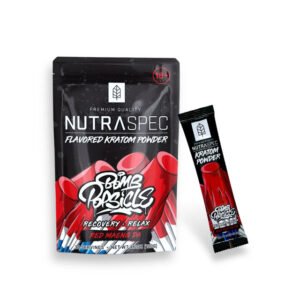 Krabot Kratom Nutraspec Bomb Popsicle Red Maeng Da Blend
