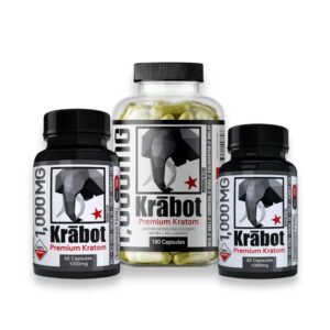 Krabot Premium Kratom Morning Blend Capsules 1000mg
