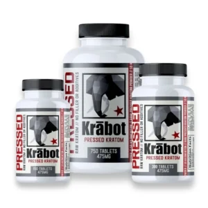 Krabot Red Maeng Da Pressed Kratom 475mg Tablets