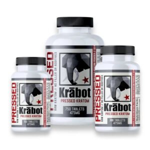 Krabot White Maeng Da Pressed Kratom 475mg Tablets